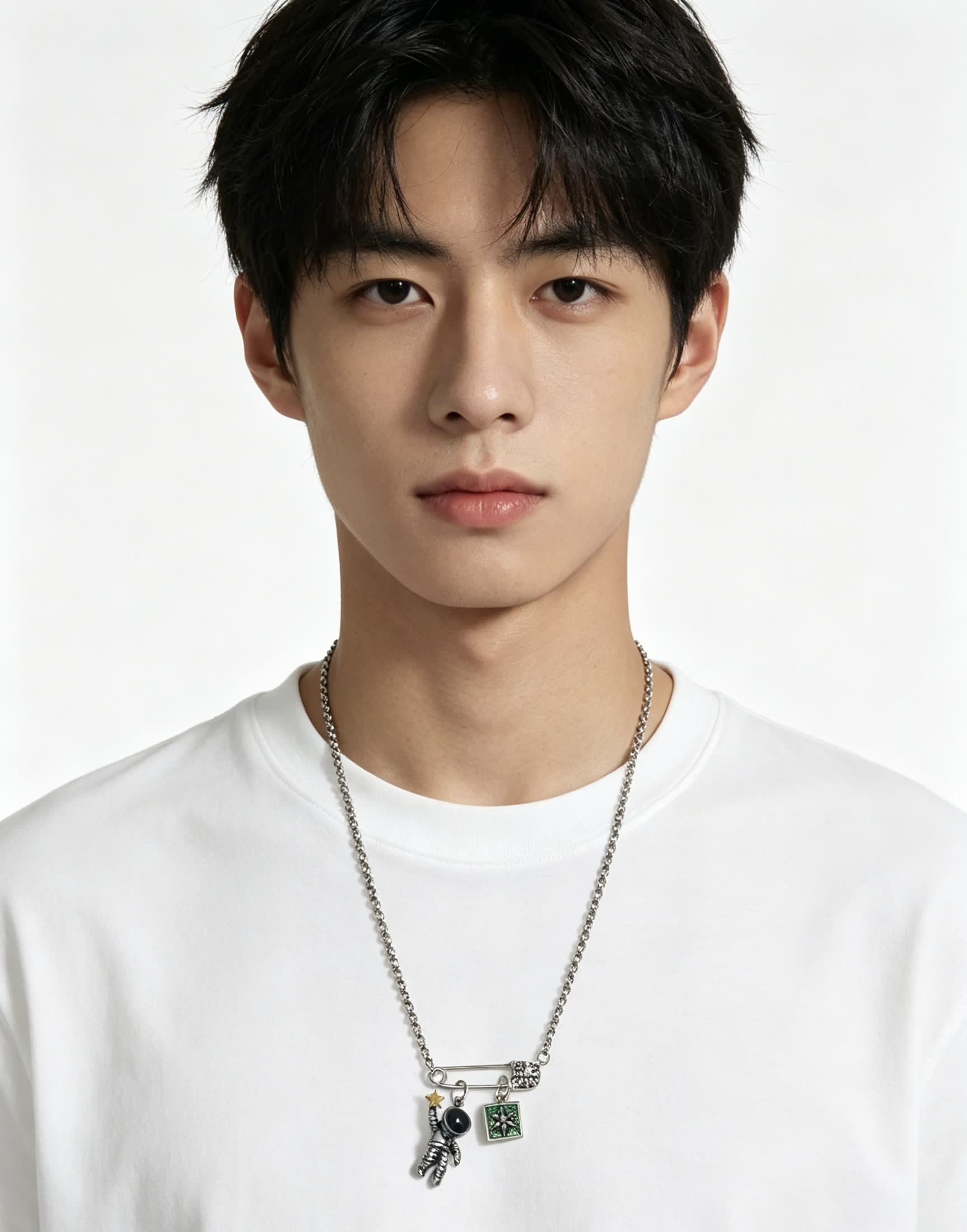Chrome Hearts Space Explorer Charm Necklace